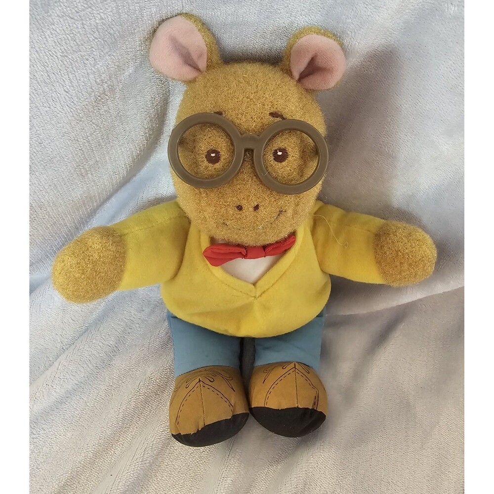 1996 Playskool PBS Kids 10" Talking Arthur Plush Doll – WORKS, Rare, Clean